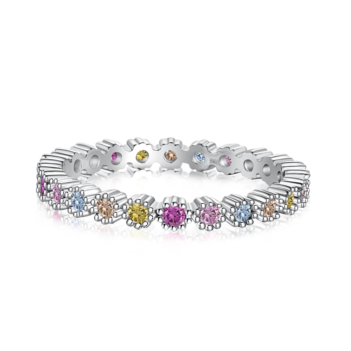 [Kincade Jewelery]Exquisite Colorful Round Cut Party Ring