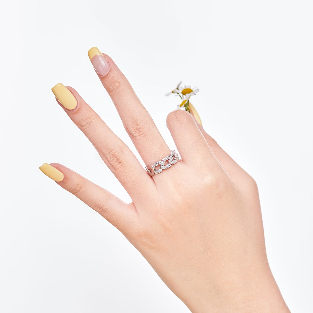 [Kincade Jewelery]Sparkling Vibrant Emerald Cut Daily Ring