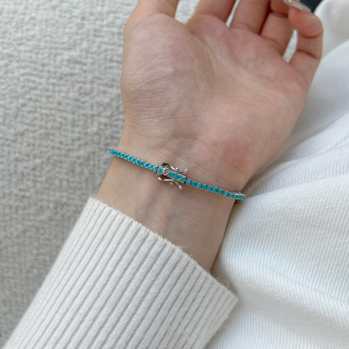 [Kincade Jewelrys]Dazzling Exquisite Round Cut Daily Bracelet