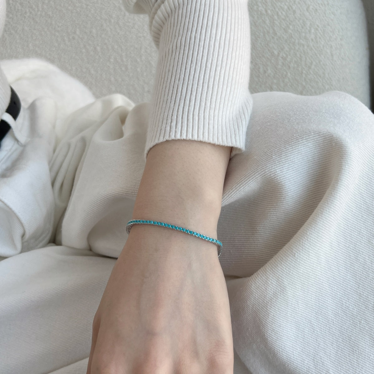 [Kincade Jewelery]Dazzling Exquisite Round Cut Daily Bracelet