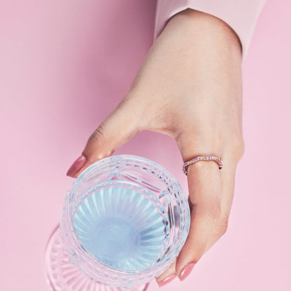 [Kincade Jewelery]Dainty Colorful Round Cut Party Ring