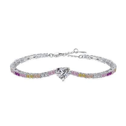 [Kincade Jewelrys]Delicate Romantic Heart Shape Lover Bracelet
