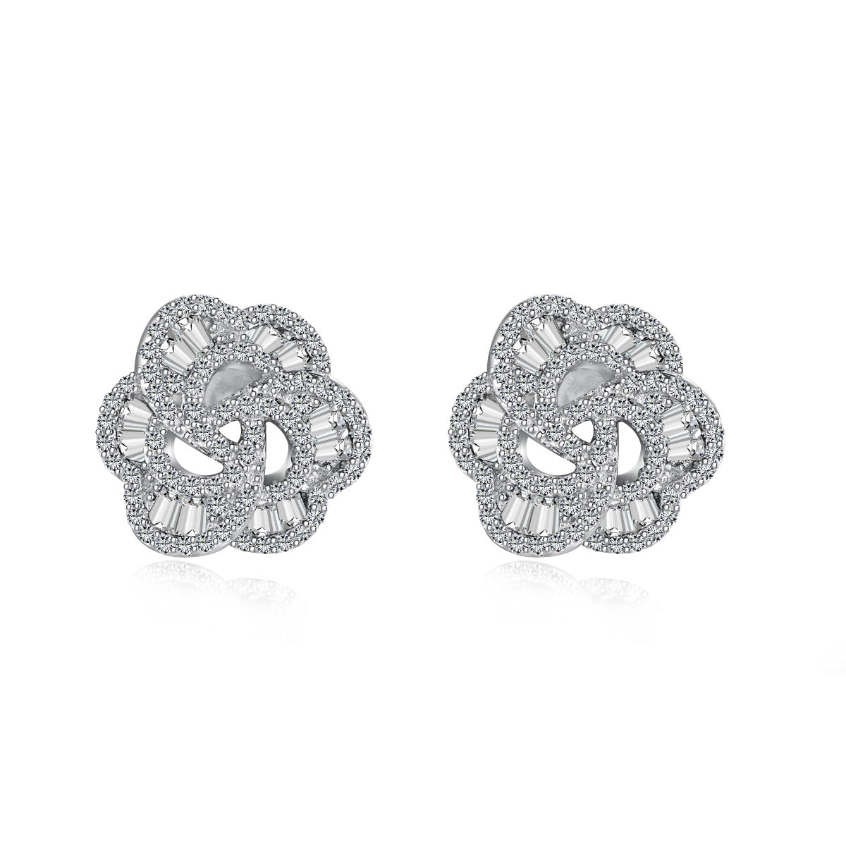 [Kincade Jewelrys]Exquisite Flower Shape Daily Earrings