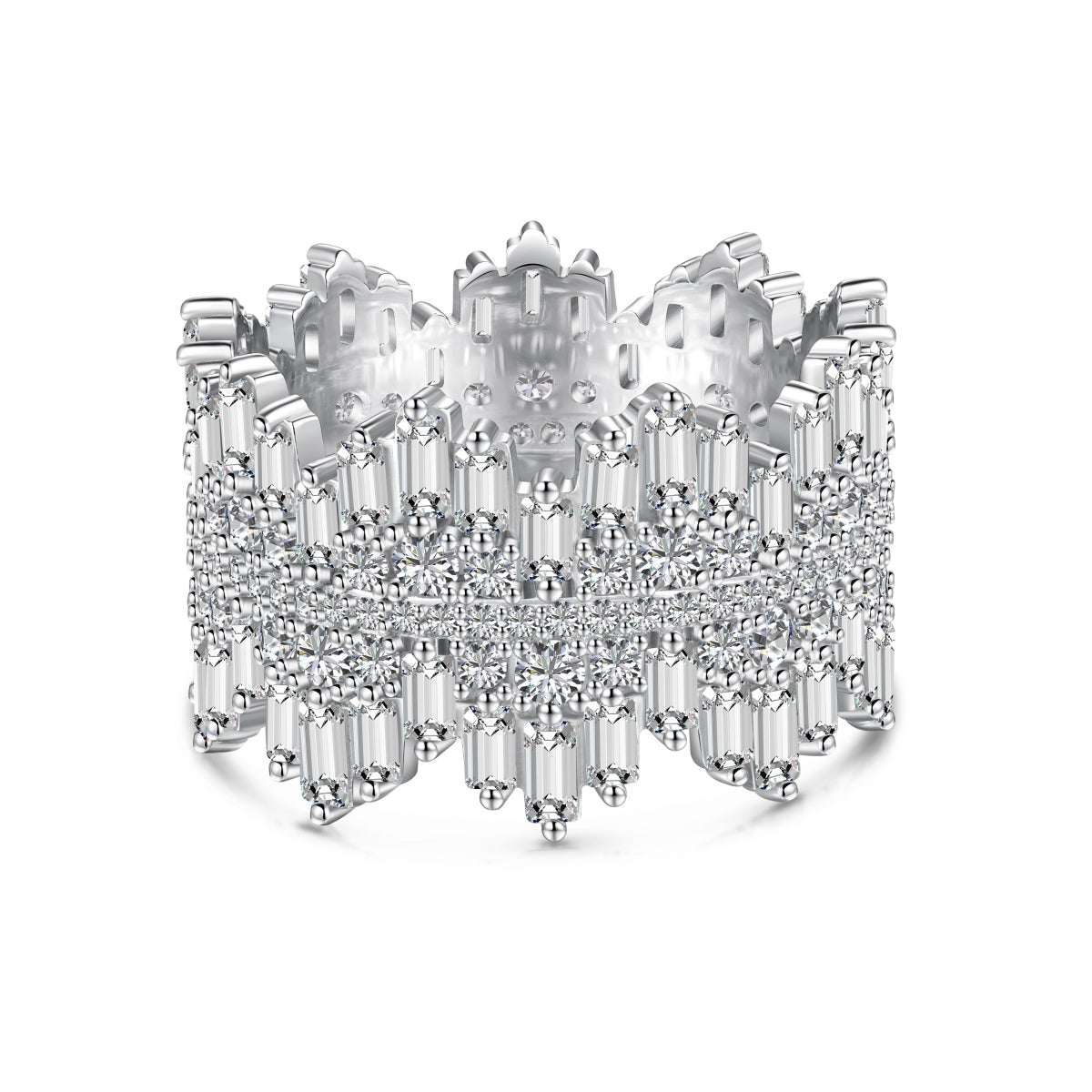 [Kincade Jewelrys]Luxurious Colorful Radiant Cut Daily Ring