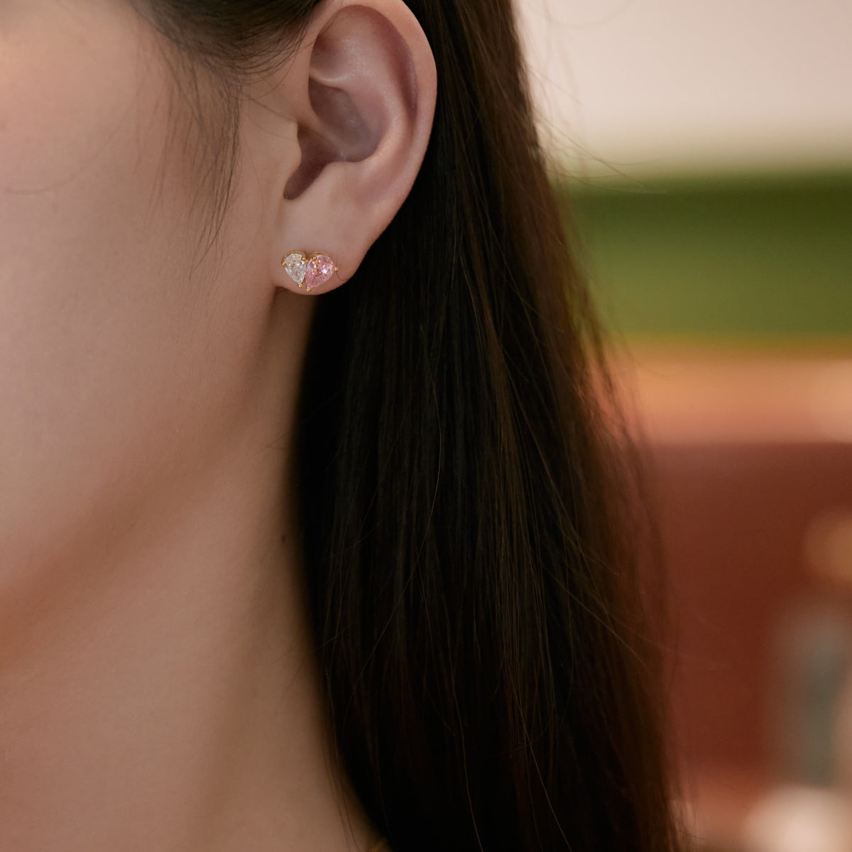 [Kincade Jewelrys]Dazzling Elegant Heart Cut Lover Earrings