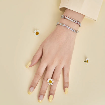 [Kincade Jewelrys]Dainty Exquisite Flower Shape Daily Bracelet