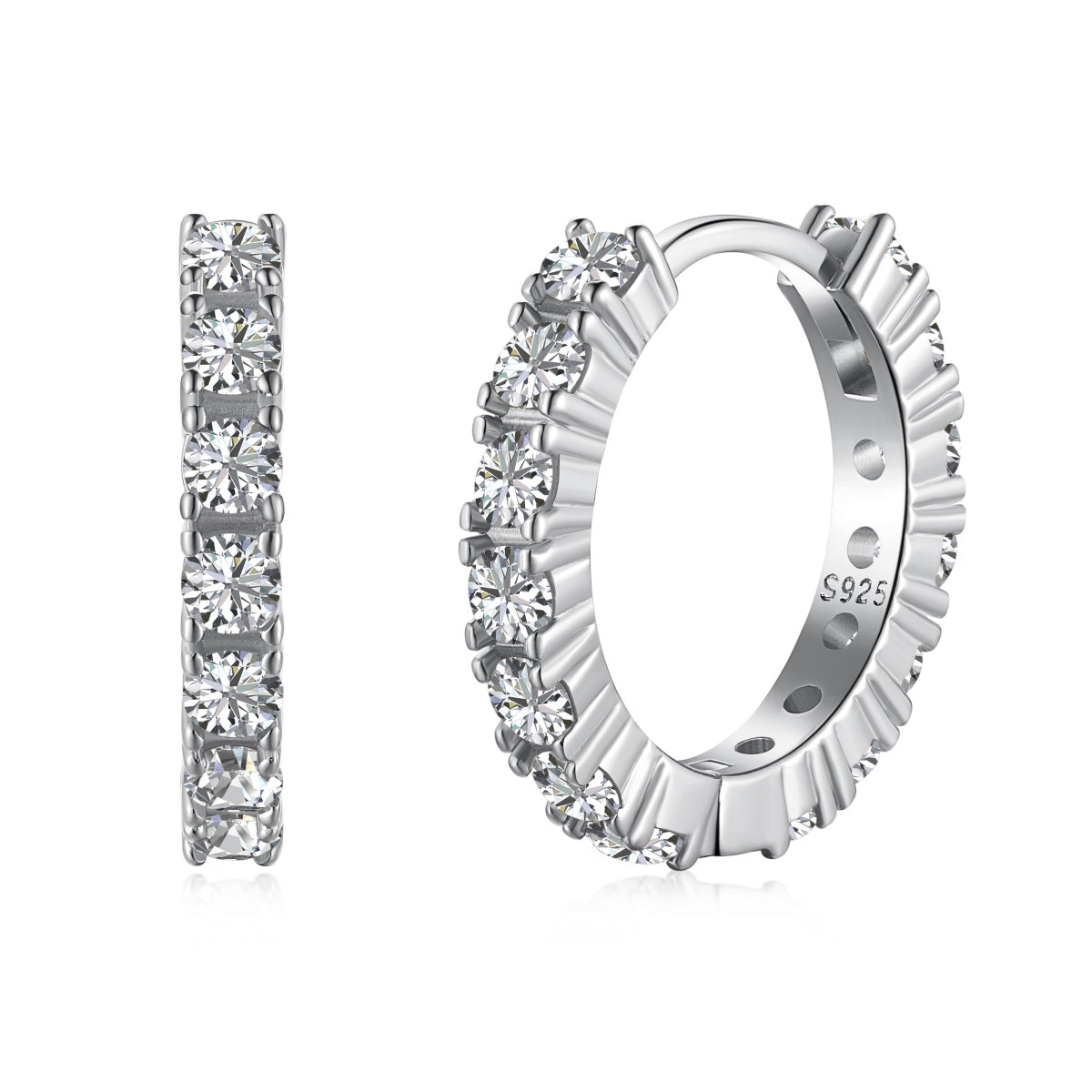 [Kincade Jewelrys]Radiant Colorful Round Cut Earrings