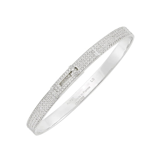 [Kincade Jewelery]HM KELLY BRACELET IN SILVER AND FULL PAVE DIAMOND