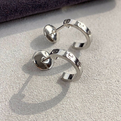 [Kincade Jewelery]LOVE EARRINGS 2.65MM SILVER