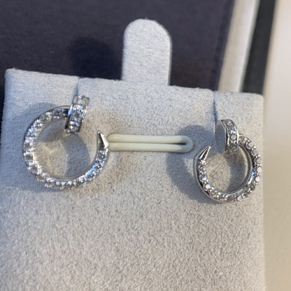 [Kincade Jewelery]JUSTE EARRINGS SILVER DIAMONDS