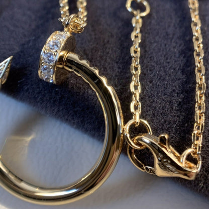 [Kincade Jewelery]JUSTE NECKLACE PINK GOLD