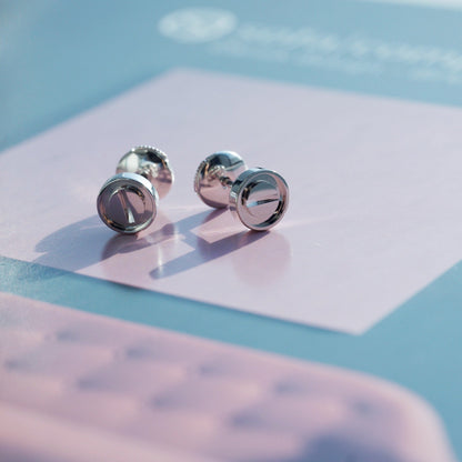 [Kincade Jewelery]LOVE EARRINGS SILVER 10MM