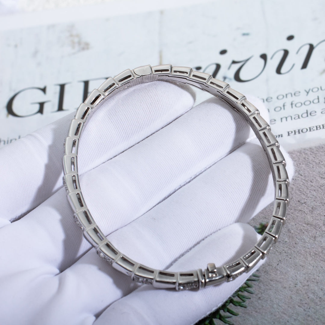 [Kincade Jewelery]SERPENTI BRACELET SILVER DIAMOND