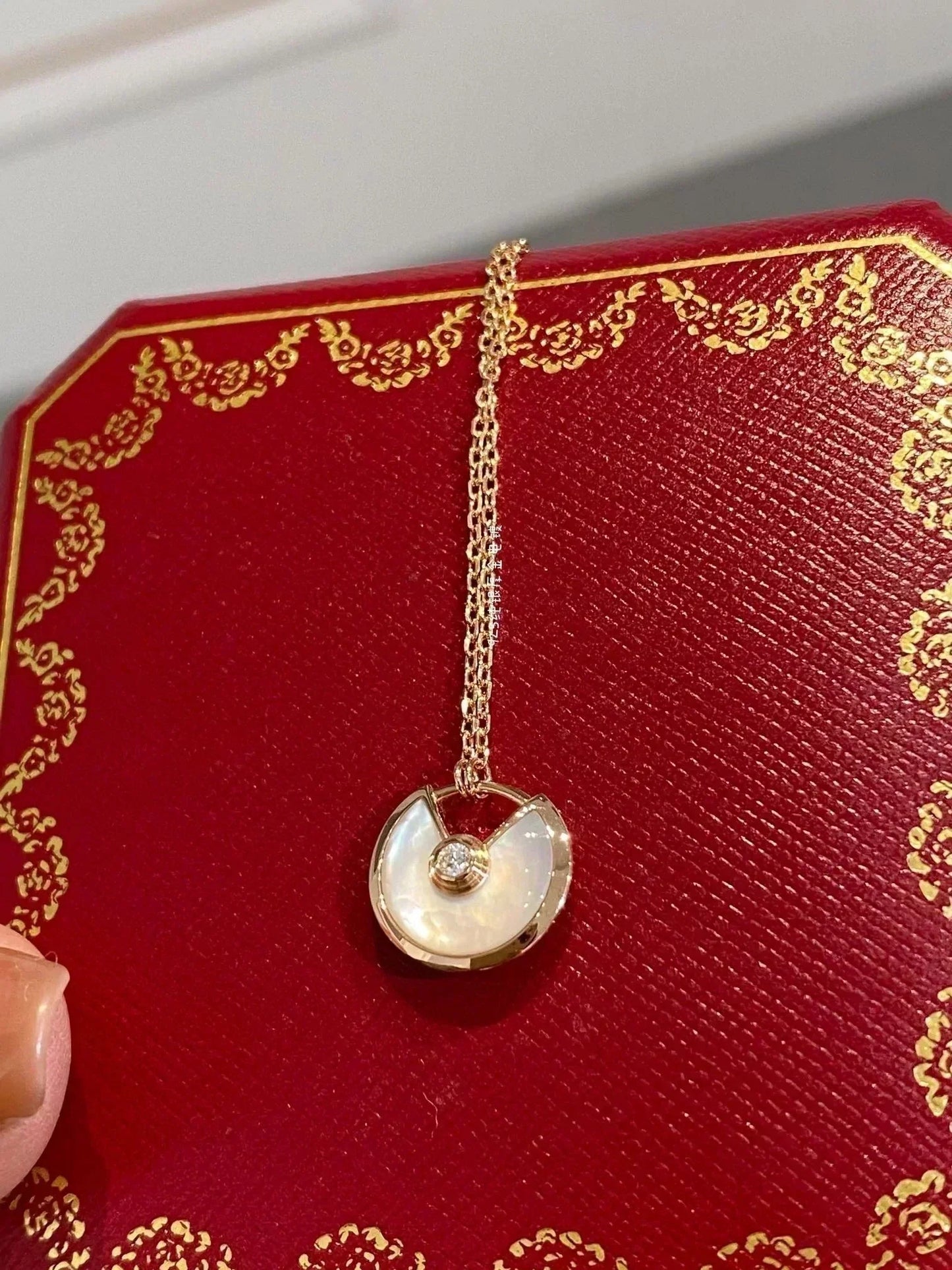 [Kincade Jewelery]AMULETTE ROSE GOLD MOP NECKLACE