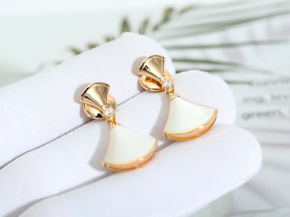 [Kincade Jewelery]DREAM MOP PINK GOLD EARRINGS