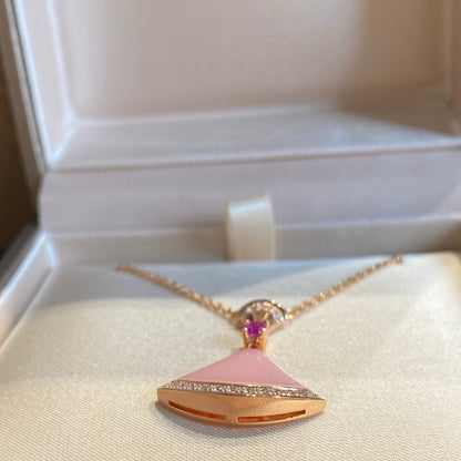 [Kincade Jewelery]DREAM NECKLACE PINK OPAL