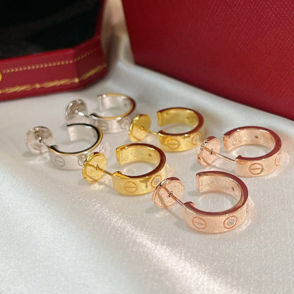 [Kincade Jewelery]LOVE EARRINGS 5.7MM 2 DIAMONDS