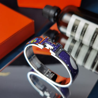 [Kincade Jewelery]H STAR AND MOON BRACELET 12MM