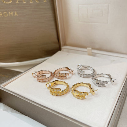 [Kincade Jewelery]SERPENTI EARRINGS DIAMOND