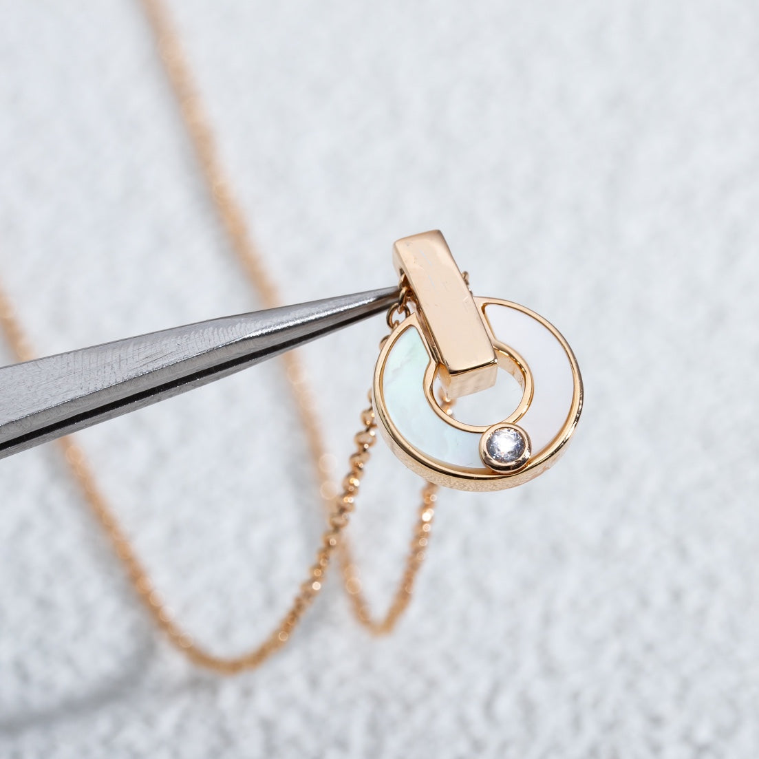 [Kincade Jewelery]GARI NECKLACE PINK GOLD MOP