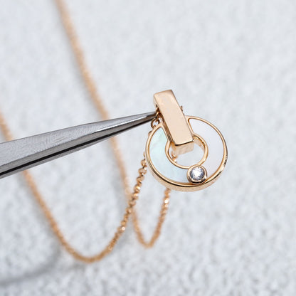 [Kincade Jewelery]GARI NECKLACE PINK GOLD MOP