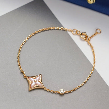 [Kincade Jewelery]STAR 1 DIAMOND PINK GOLD BRACELET