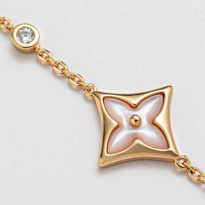 [Kincade Jewelery]STAR 1 DIAMOND PINK GOLD BRACELET