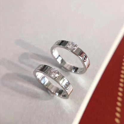 [Kincade Jewelery]LOVE RING 3.6MM 1 BIG DIAMOND