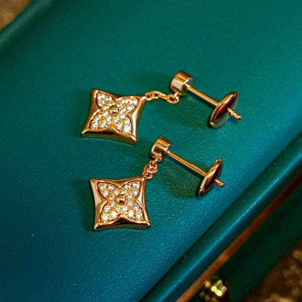 [Kincade Jewelery]STAR DIAMONDS EARRINGS GOLD