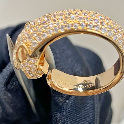 [Kincade Jewelery]PANTHERE PINK GOLD DIAMOND RING