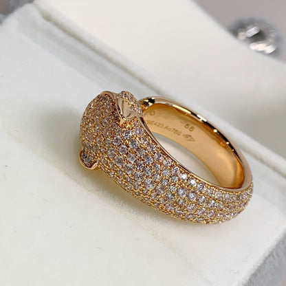 [Kincade Jewelery]PANTHERE PINK GOLD DIAMOND RING