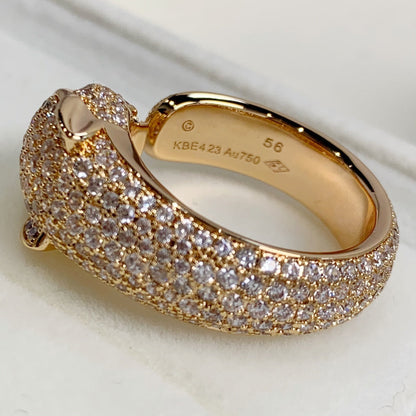 [Kincade Jewelery]PANTHERE PINK GOLD DIAMOND RING
