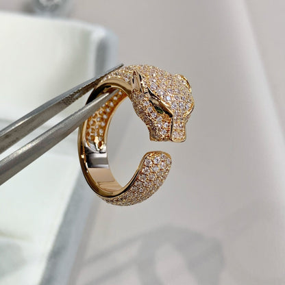 [Kincade Jewelery]PANTHERE PINK GOLD DIAMOND RING