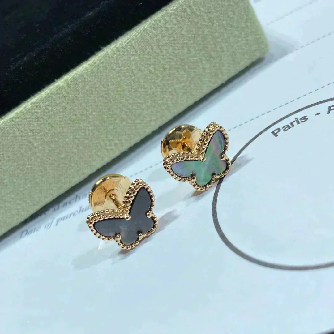[Kincade Jewelery]BUTTERFLY DARK MOP  EARRINGS