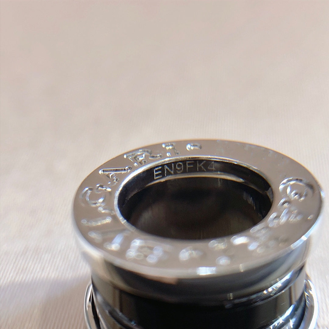 [Kincade Jewelery]ZERO 1 BLACK CERAMIC SILVER NECKLACE