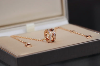 [Kincade Jewelery]ZERO 1 PINK GOLD NECKLACE