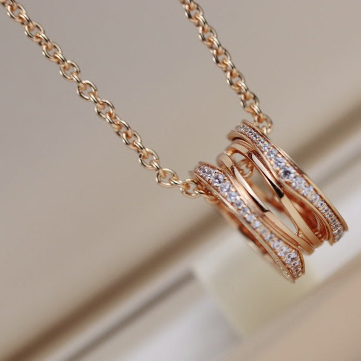 [Kincade Jewelery]ZERO 1 PINK GOLD NECKLACE