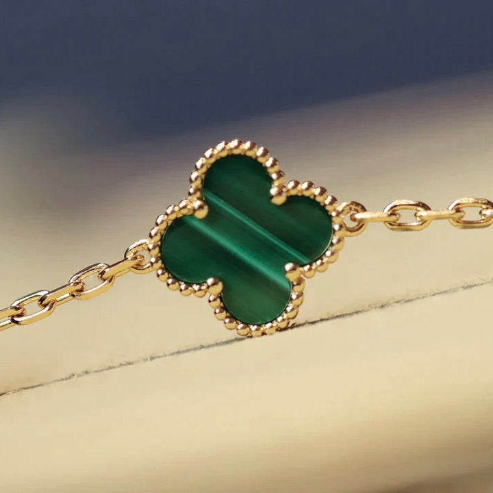 [Kincade Jewelery]Kincade 20 MOTIFS MALACHITE DIAMOND NECKLACE