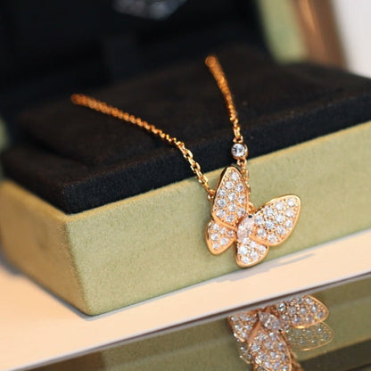 [Kincade Jewelery]BUTTERFLY DIAMOND NECKLACE
