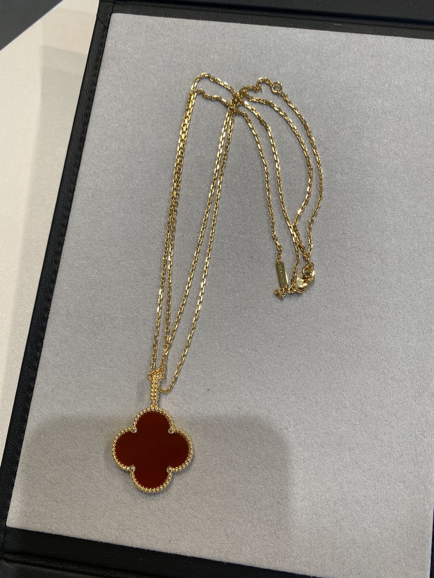[Kincade Jewelery]Kincade 25MM NECKLACE GOLD CARNELIAN