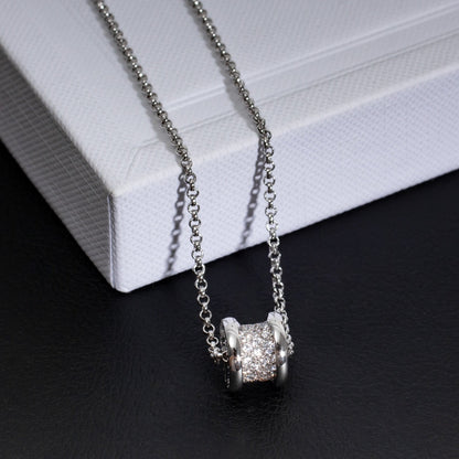 [Kincade Jewelery]ZERO 1 SILVER DIAMOND NECKLACE