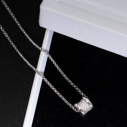 [Kincade Jewelery]ZERO 1 SILVER DIAMOND NECKLACE