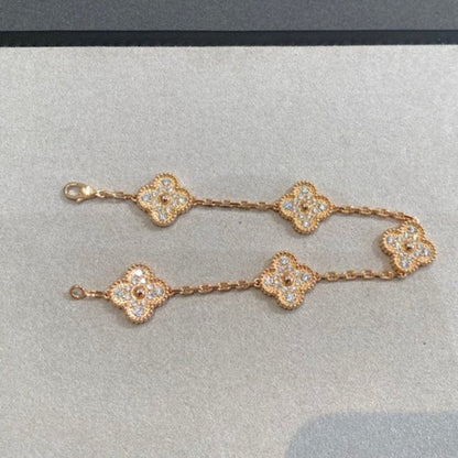 [Kincade Jewelery]Kincade 5 MOTIFS  FULL DIAMOND BRACELET