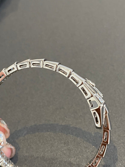 [Kincade Jewelery]SERPENTI BRACELET DIAMONDS SILVER