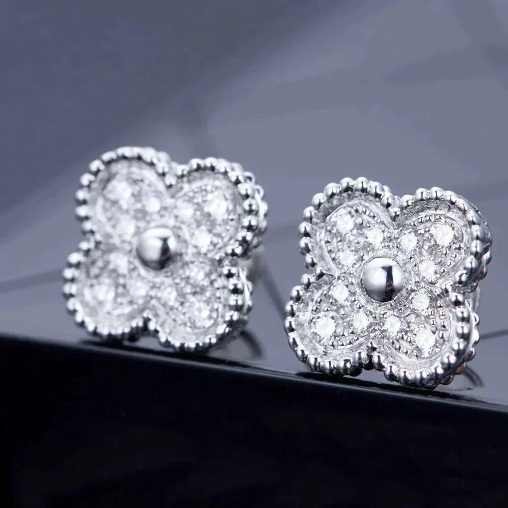 [Kincade Jewelery]Kincade 1 MOTIFS DIAMOND STUD EARRINGS SILVER
