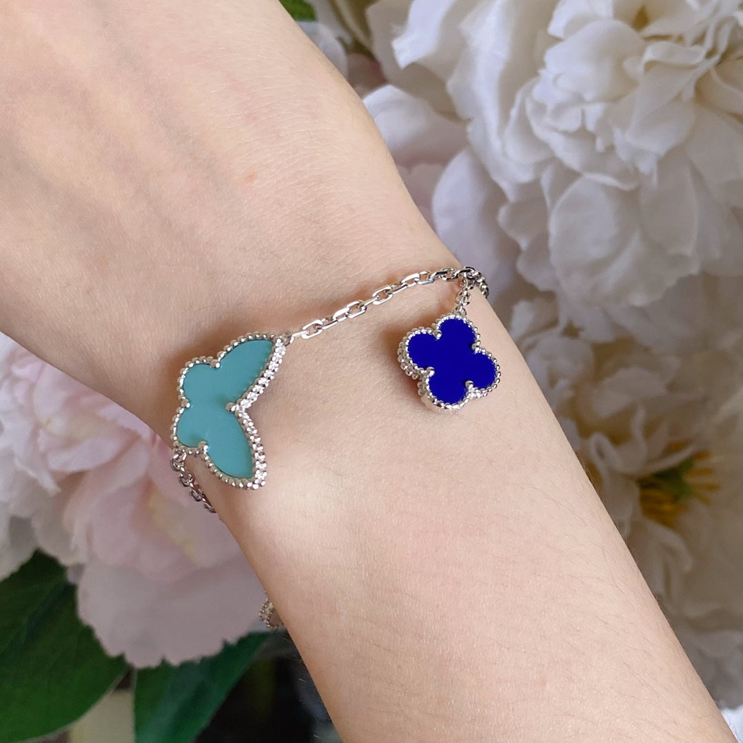 [Kincade Jewelery]LUCKY SPRING SILVER BRACELET 4 MOTIF