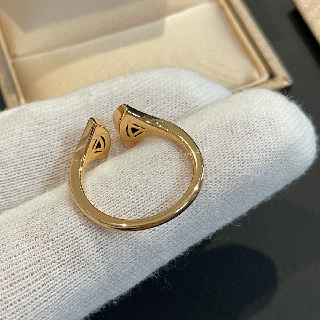 [Kincade Jewelery]DREAM MALACHITE DIAMOND OPEN RING