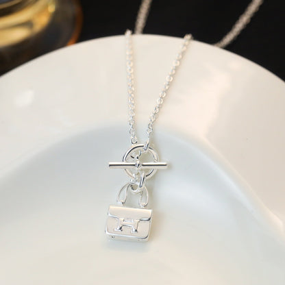 [Kincade Jewelery]POP H PEDANT SILVER NECKLACE