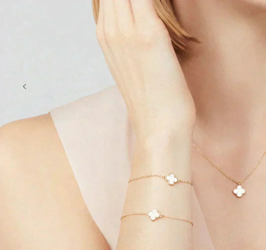 [Kincade Jewelery]Kincade MINI 9.5MM WHITE MOTHER-OF-PEARL NECKLACE