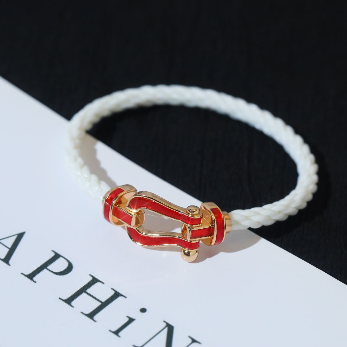 [Kincade Jewelery]FORCE 10 WHITE TEXTILE DIAMOND PAVED